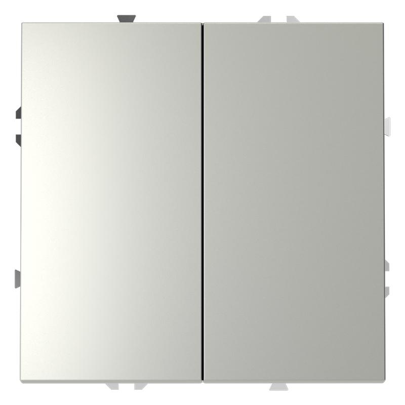 переключатель проходной 2-кл. сп s70 10а механизм сталь voltum vls020305 от BTSprom.by