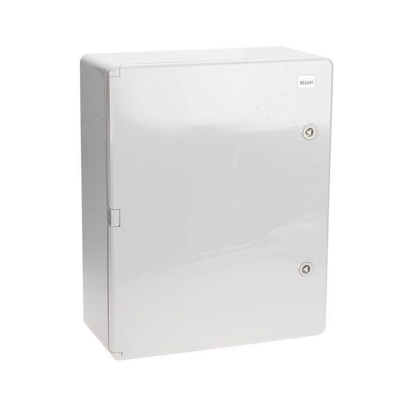 корпус пластиковый щмпп 600х400х200 abs ухл1 ip65 с монтажной панелью rexant 11-0407 от BTSprom.by