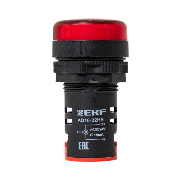  Матрица светодиодная AD16-22HS крас. 24В DC EKF ledm-ad16-r-24 фото в каталоге от BTSprom.by
