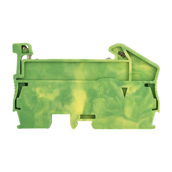  Колодка клеммная ST-1.5 3 вывода земля пружинная EKF plc-jxb-st-1.5-3-pen фото в каталоге от BTSprom.by