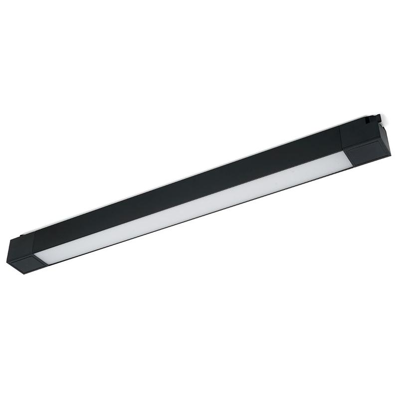 светильник светодиодный трековый на шинопровод 30вт 2100лм 2700к 120град. черн. al132 mattline feron 51014 от BTSprom.by