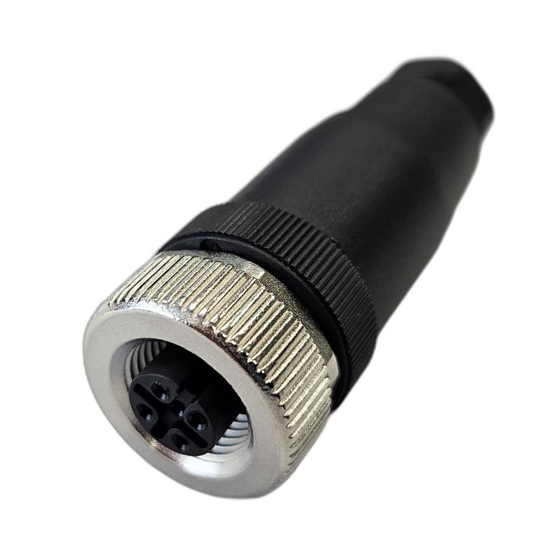 разъем м12 4a гнездовой винт пластик. прямой резьба pg7 каб. часть сцм120013-04a стэз 185200107 от BTSprom.by