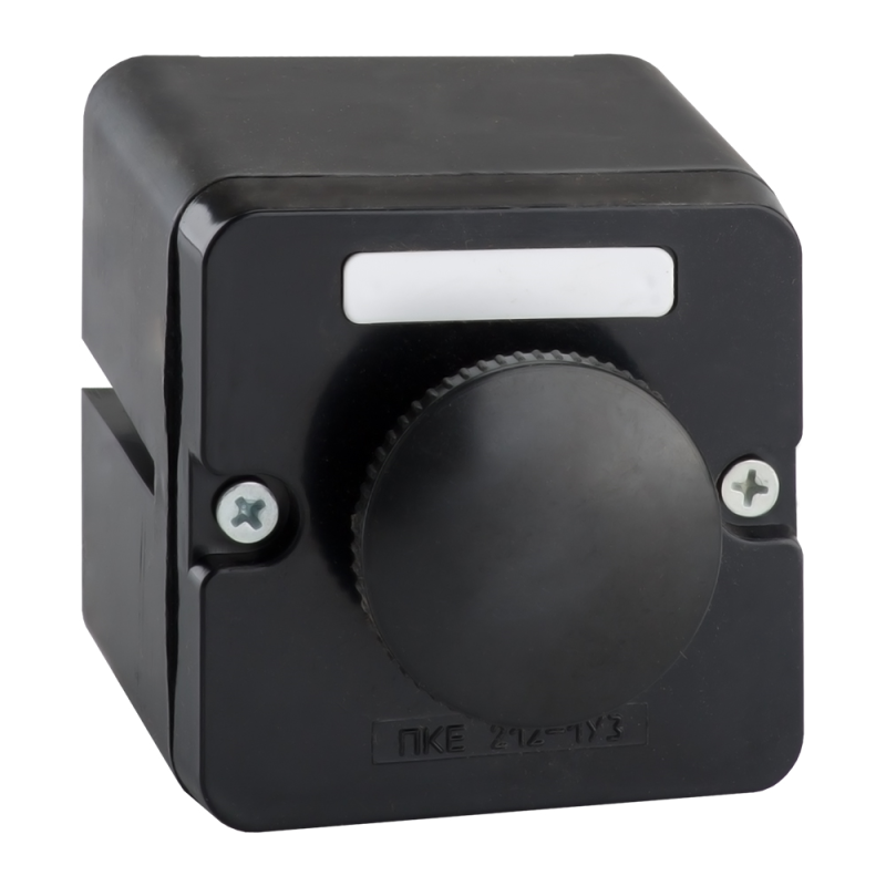 пост кнопочный пке-222 1 у2 ip54 черн. гриб кэаз 150755 от BTSprom.by