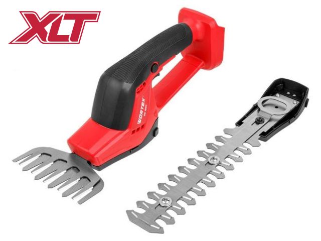 аккум. ножницы садовые wortex sg 1820 в кор. + насадка-кусторез all1 xlt solo (длина ножа (кусторез) 150 мм, длина ножа (для травы) 130 мм) 1333482 от BTSprom.by
