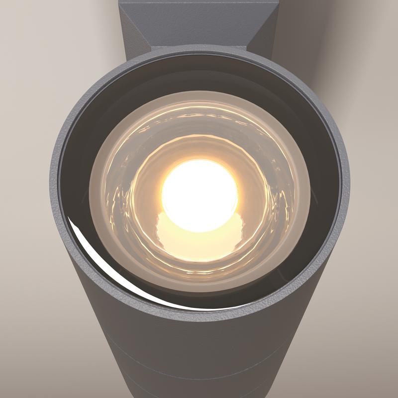  Светильник Bowery 2х50Вт GU10 IP54 бра настен. Maytoni O574WL-02GR фото в каталоге от BTSprom.by