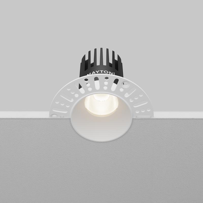  Светильник Dip 10Вт 4000К 50град. встраив. Maytoni DL119-10W-4K-TRS-W фото в каталоге от BTSprom.by