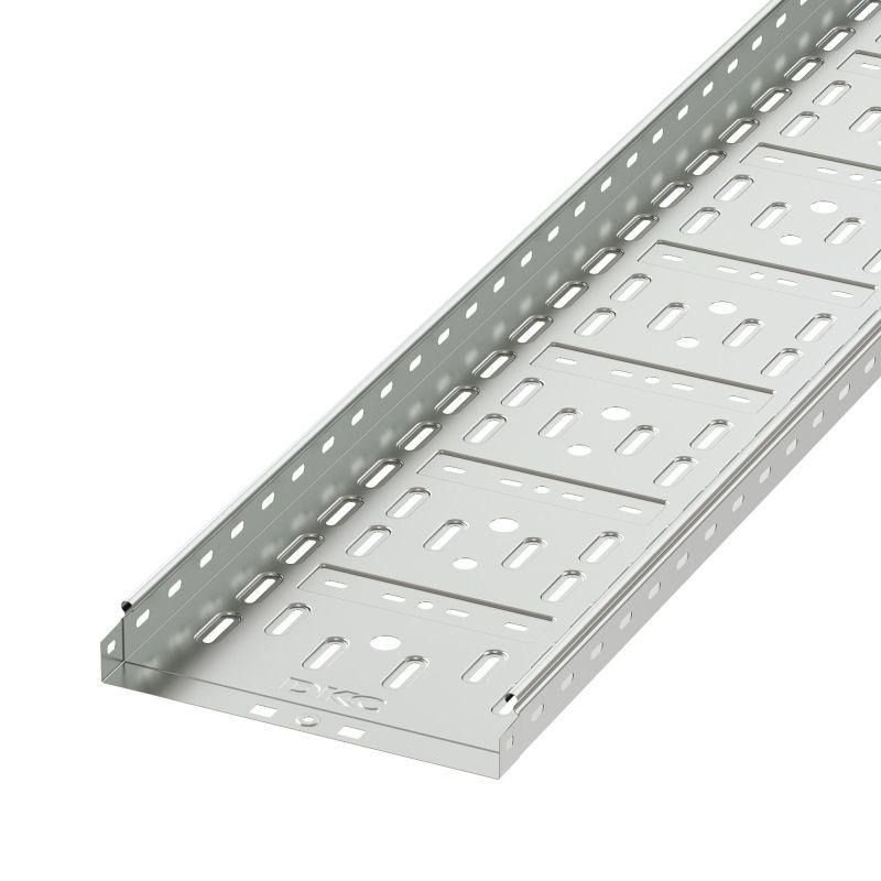 Лоток листовой перфорированный 300х50 L2000 сталь 0.8мм гор. оцинк. DKC 35255HDZ от BTSprom.by