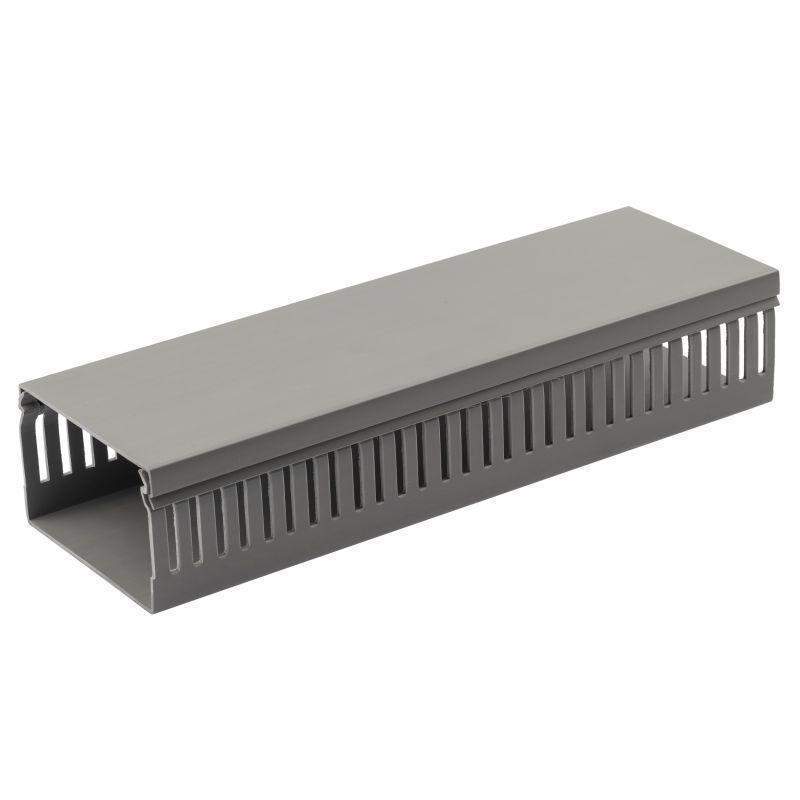 кабель-канал перфорированный 80х60 l2000 сер. kk-80-60-perf эра б0050778 от BTSprom.by
