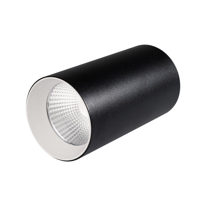 светильник накладной sp-polo-r85-1-15w warm white 40deg (black white ring) (ip20 металл) arlight 022955 от BTSprom.by