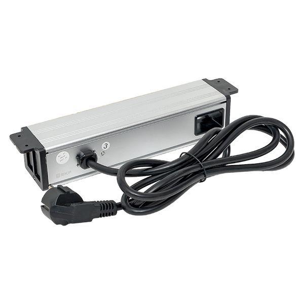  Блок розеточный встраиваемый настольный для крепления под столом 10 модулей C-Line EKF cl-vnbu-10-s фото в каталоге от BTSprom.by