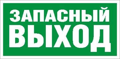 пиктограмма "запасный выход" пэу 008 130х260 ст 2502000250 от BTSprom.by