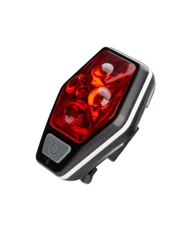 фонарь велосипедный задний 4redled 2xaaa корпус abs-пластик держатель-крепление зажим на корпусе космос koc401b от BTSprom.by