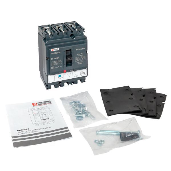  Выключатель автоматический 3п 160/40А 36кА ВА-99C Compact NS PROxima EKF mccb99C-160-40 фото в каталоге от BTSprom.by