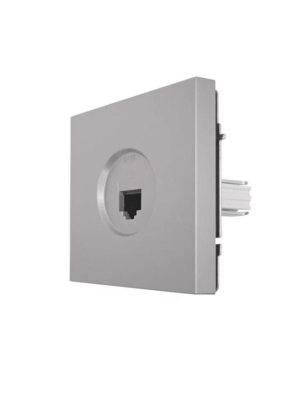  Розетка компьютерная 1-мест. СП ZIMA IP20 сер. матов. LEZARD 704-7488-140 фото в каталоге от BTSprom.by