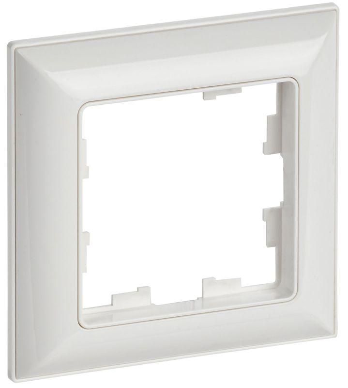 рамка 1-м brite ру-1-бр бел./бел. iek br-m12-12-k01 от BTSprom.by