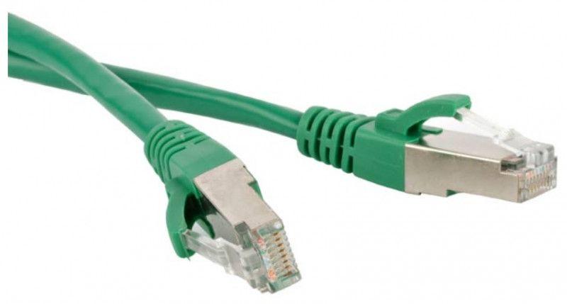 патч-корд кат.5e (100проц. fluke component tested) f/utp экранир. lszh 20м pc-lpm-stp-rj45-rj45-c5e-20m-lszh-gn зел. hyperline 444311 от BTSprom.by