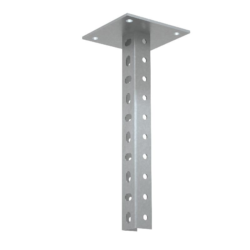 Стойка потолочная универсальная 37х29 L250 2мм UPTM250 INOX304 КМ LO28273 от BTSprom.by