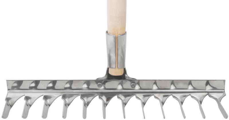  Грабли витой зуб нержавеющая сталь 12 зубьев с деревянным черенком FIT 76983 фото в каталоге от BTSprom.by