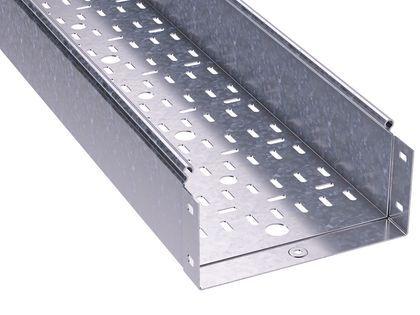 Лоток листовой перфорированный 200х100 L2000 нерж. сталь 0.8мм DKC 35333INOX от BTSprom.by