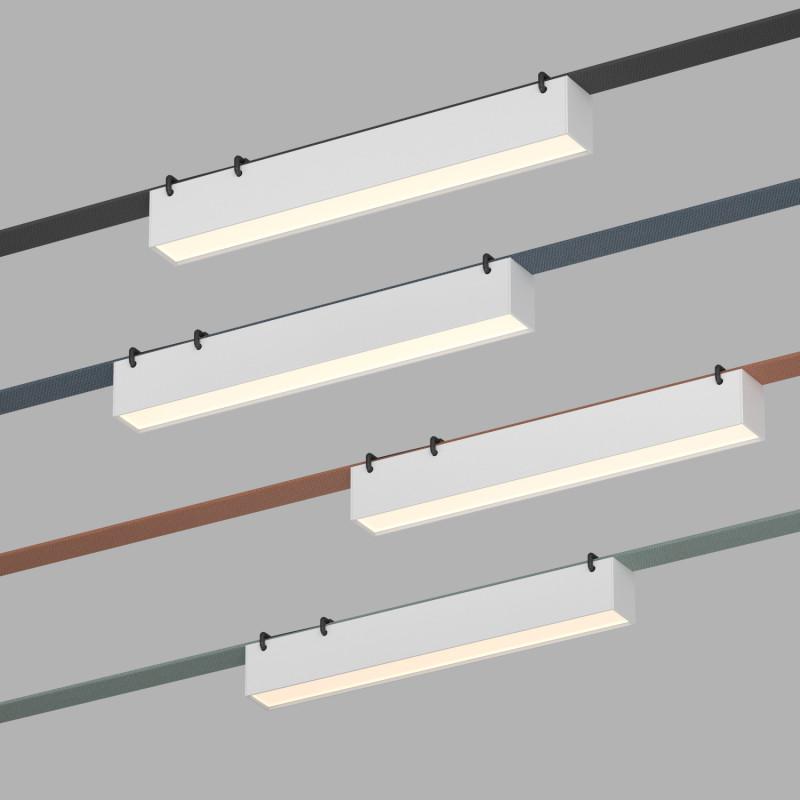  Светильник для трека-ремня Belty Linear 12Вт 4000К IP20 48В DC 323х40х45мм RA90 120град. со светодиодом алюм. бел. DENKIRS 723169 фото в каталоге от BTSprom.by