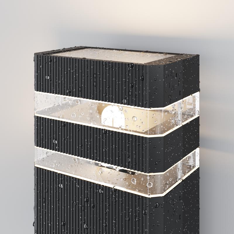  Светильник Unter den Linden 1х60Вт E27 IP54 бра настен. Maytoni O578WL-01B фото в каталоге от BTSprom.by