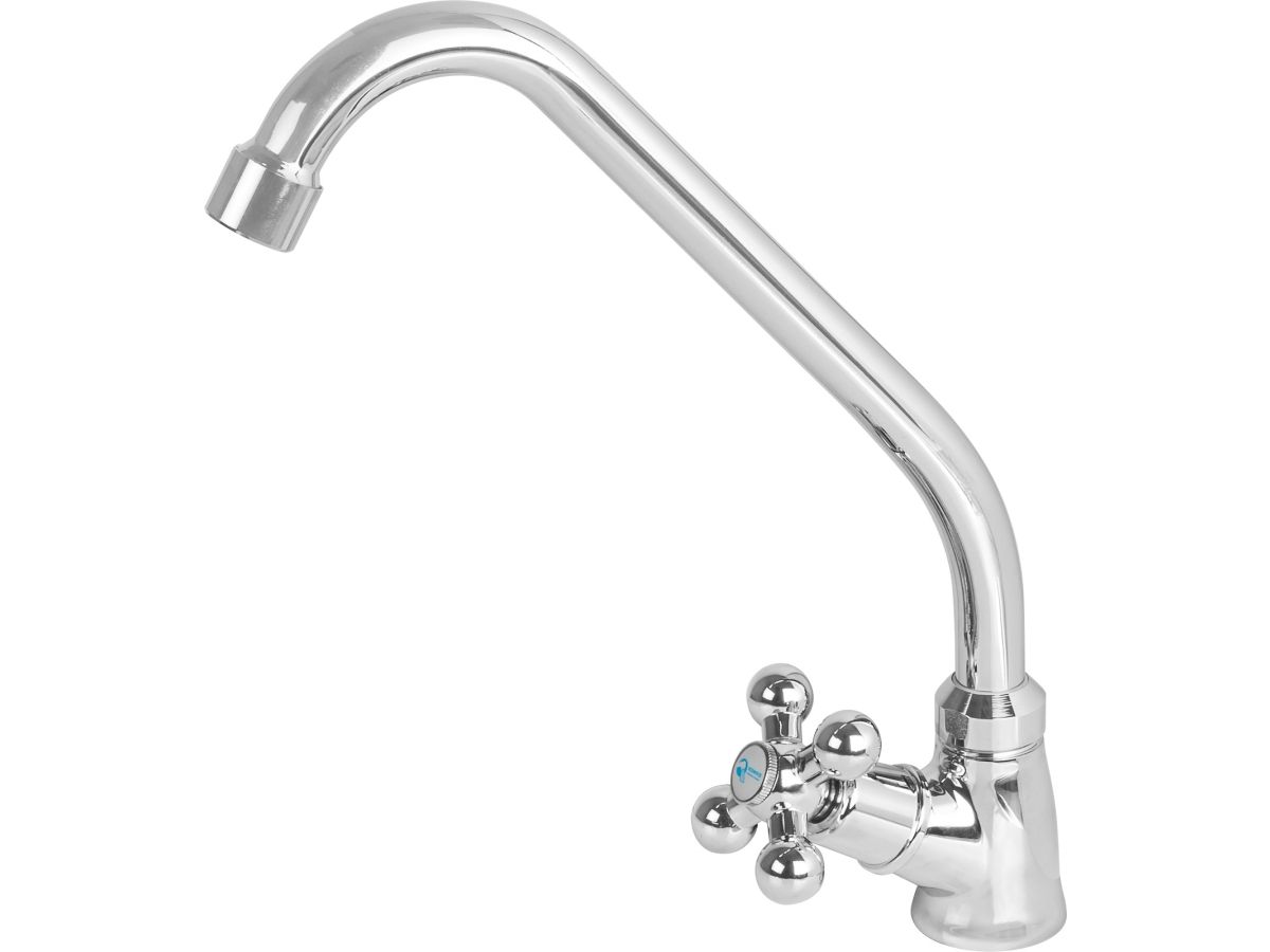  Моно-смеситель для кухни вентильный (тип I), серия 430 ECONOCE (Поворотный J-излив, длина 161 мм, высота 306 мм) EC0432 фото в каталоге от BTSprom.by