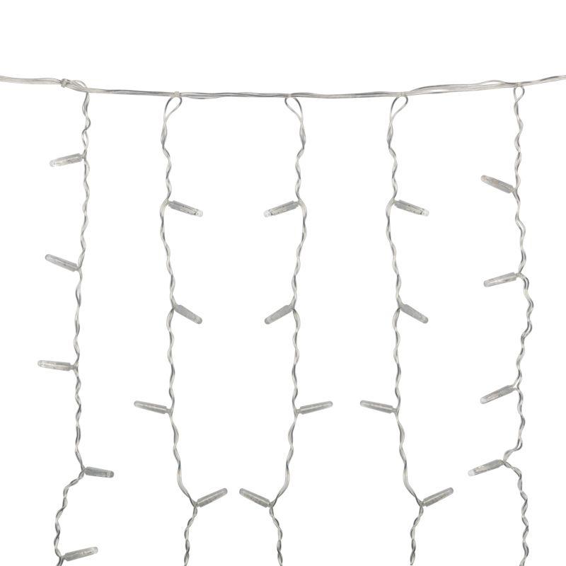  Гирлянда светодиодная "Светодиодный Дождь" 2х0.8м 160LED красн. 10Вт 230В IP65 провод прозр. Neon-Night 235-102 фото в каталоге от BTSprom.by