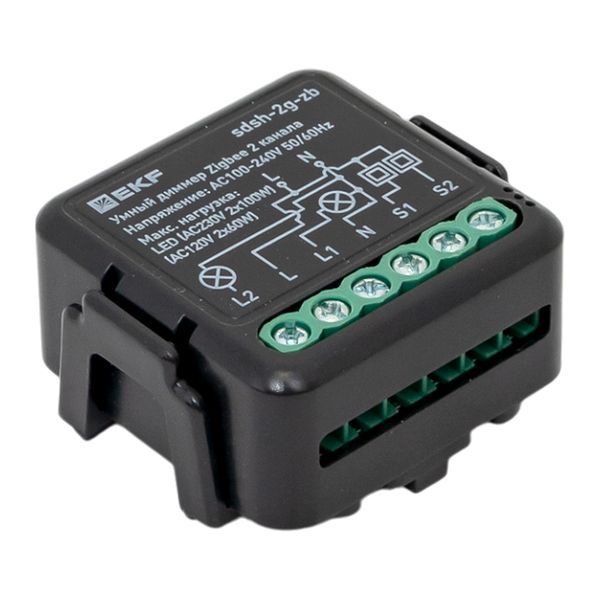  Диммер умный в подрозетник 2-канальный Zigbee Connect Select EKF sdsh-2g-zb фото в каталоге от BTSprom.by