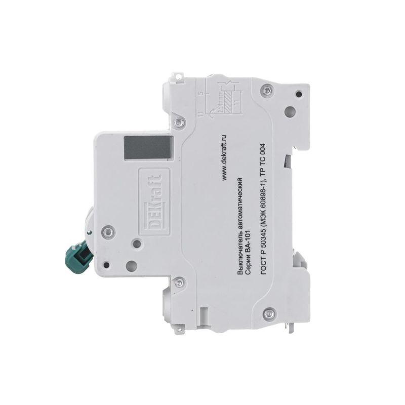  Выключатель автоматический модульный 2п C 16А 4.5кА ВА-101 DEKraft 11066DEK фото в каталоге от BTSprom.by