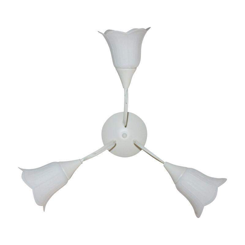  Светильник "Веста" 131 (плафон П0471) НПБ 01-3х60-175 Е27 (ИМ) потолочный бел. Элетех 1005404985 фото в каталоге от BTSprom.by