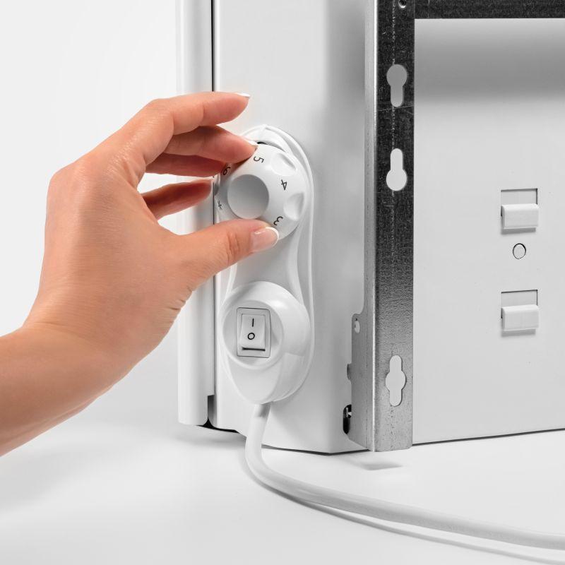  Конвектор1500Вт с мех. термостатом Lamken с верт. решеткой и кабелем 1.8м бел. Leg 230505 фото в каталоге от BTSprom.by