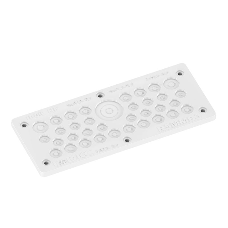 ввод кабельный мембранный epdm ip66 -70..+90град.c 216х89мм 16хd20-120мм 16хd20-140мм 2хd20-180мм 1хd20-320мм dkc r5mmb3 от BTSprom.by