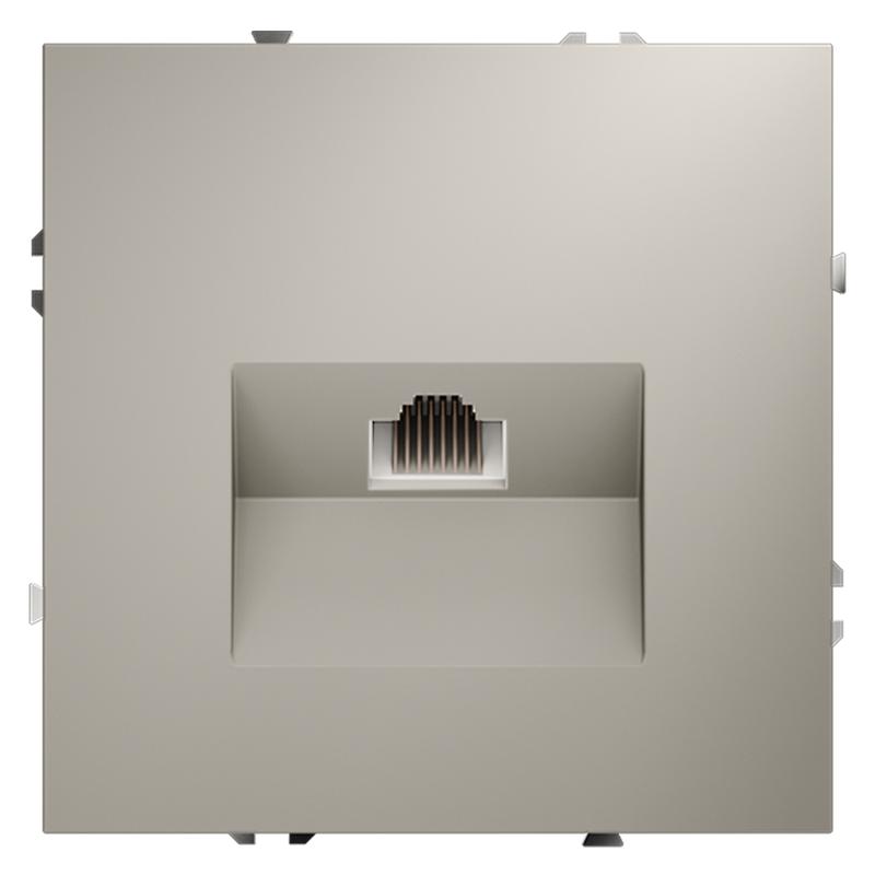 розетка компьютерная 1-м сп s70 rj45 кат.6 механизм кашемир voltum vls060103 от BTSprom.by