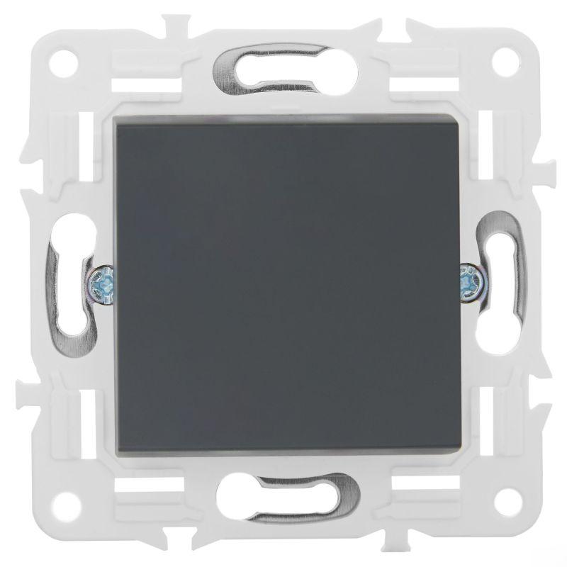  Выключатель перекрестный 1-кл. SKANDY 10А SK-V03T титан IEK SK-V13-0-10-K48 фото в каталоге от BTSprom.by