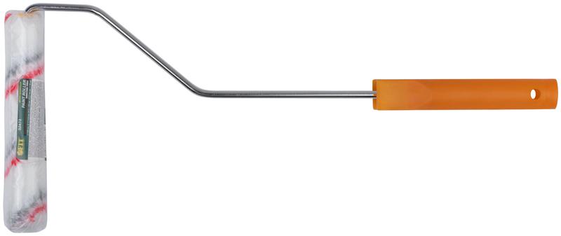  Валик полиакрил. "мини" профи с серой и красной полосками диам. 15/35мм ворс 10мм 150мм бел. FIT 02673 фото в каталоге от BTSprom.by