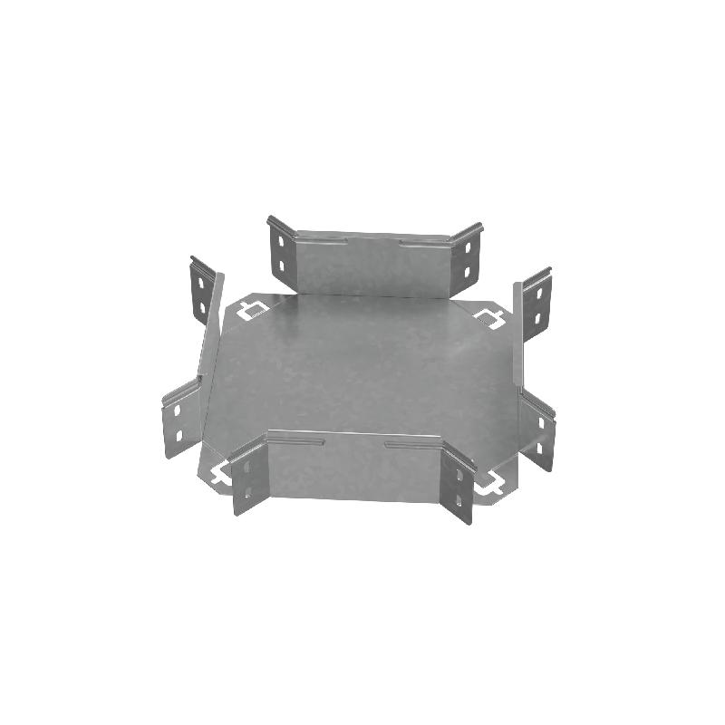 Ответвитель для лотка Х-образ. 100х80 "ПЛЮС" XDplus80-100 INOX304 КМ PL5730 от BTSprom.by