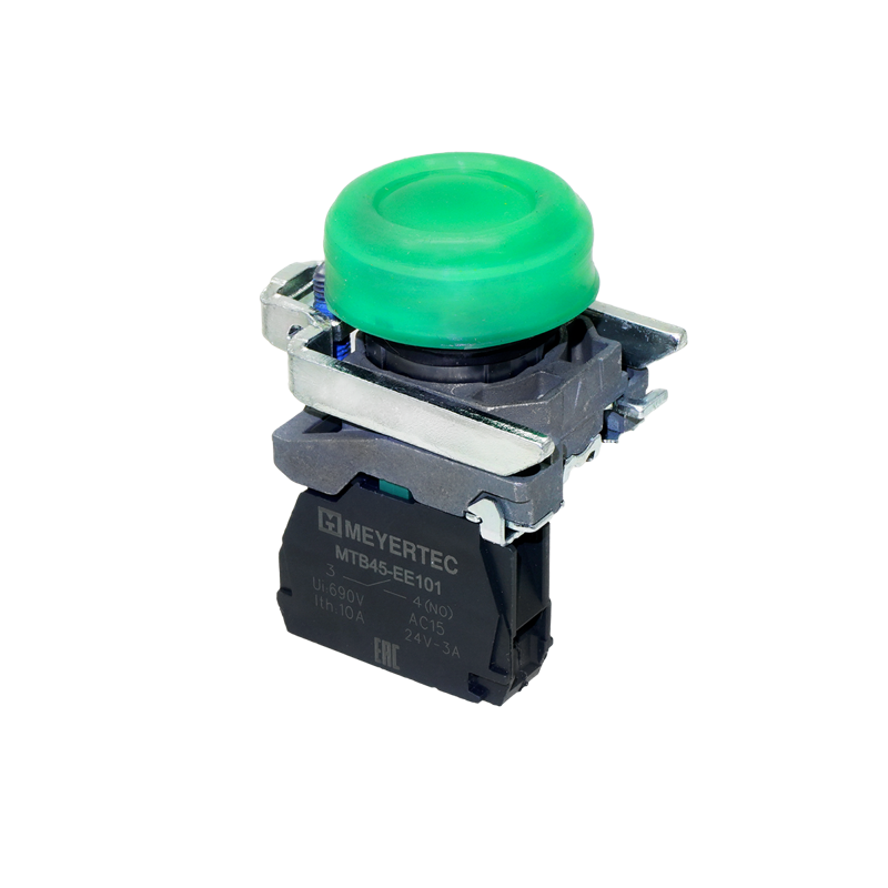 кнопка в кожухе 1no ip66 металл mtb4-bp31 зел. овен 137190 от BTSprom.by