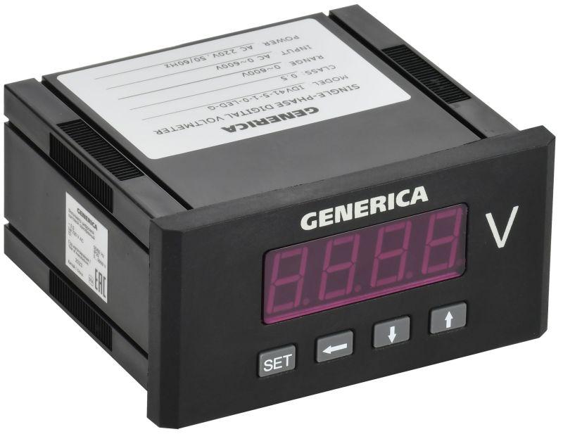 вольтметр цифровой щитовой 1ф 48х96 led generica idv41-5-1-0-led-g от BTSprom.by
