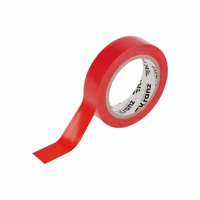  Изолента ПВХ 0.13х15мм 10м красная (уп.10шт) Kranz KR-09-2004 фото в каталоге от BTSprom.by