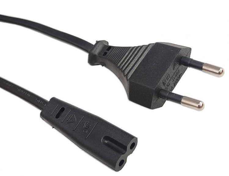 кабель питания cee 7/16 - c7 2х0.5 220в 2.5а 550вт 1.8м черн. filum fl-pc2.5-eu-c7-1.8m от BTSprom.by