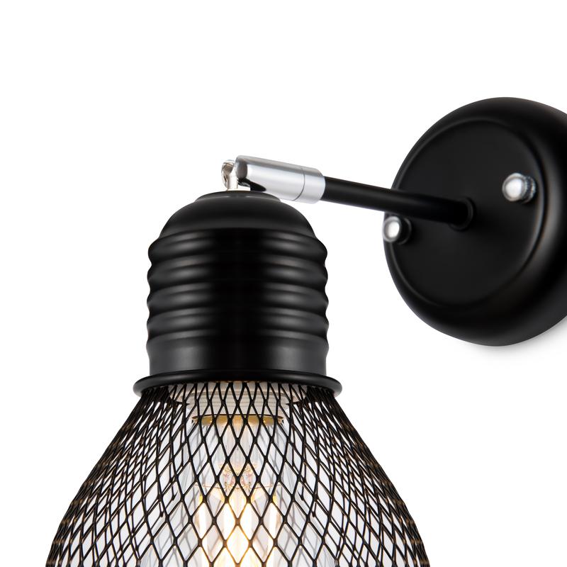  Светильник Kaisa 60Вт E27х1 IP20 бра настен. Freya FR5069WL-01B фото в каталоге от BTSprom.by