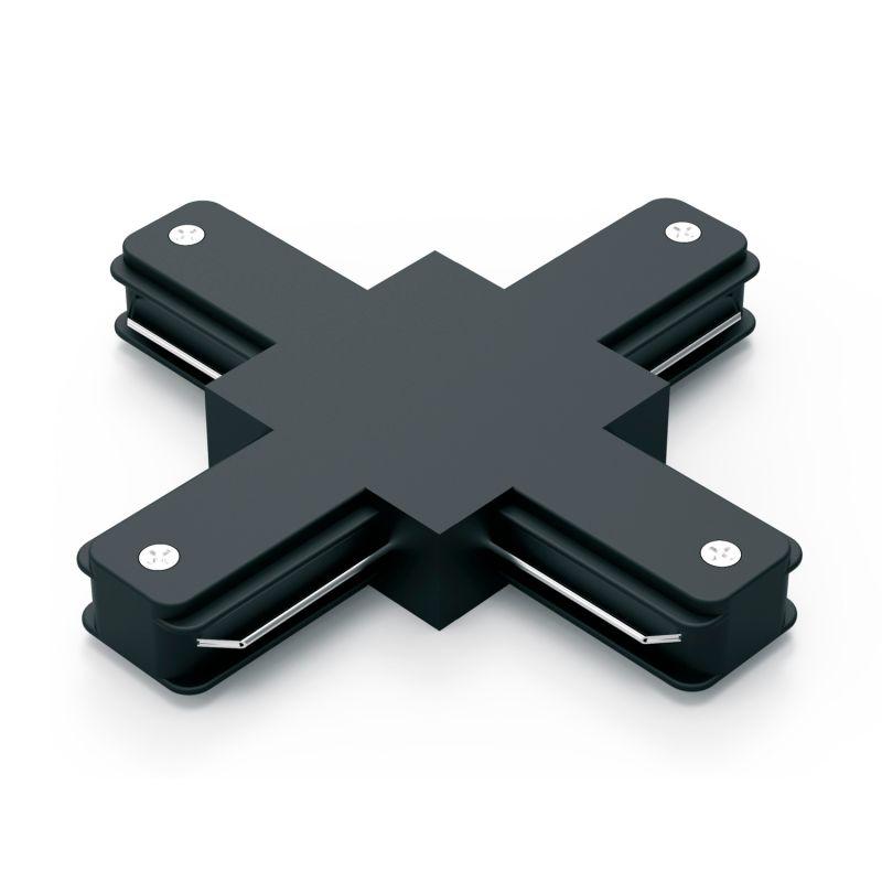  Коннектор Track однофазный для трековых шинопроводов (+) черн. GAUSS TR111 фото в каталоге от BTSprom.by