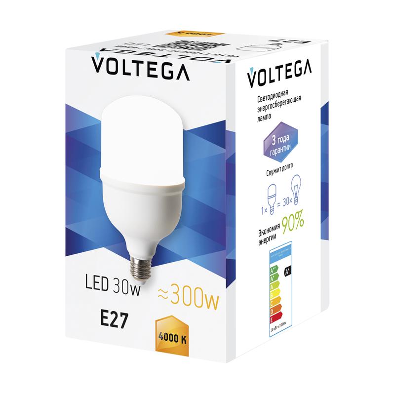 Лампа светодиодная T100 30Вт 4000К E27 IP20 Voltega 8586 фото в каталоге от BTSprom.by