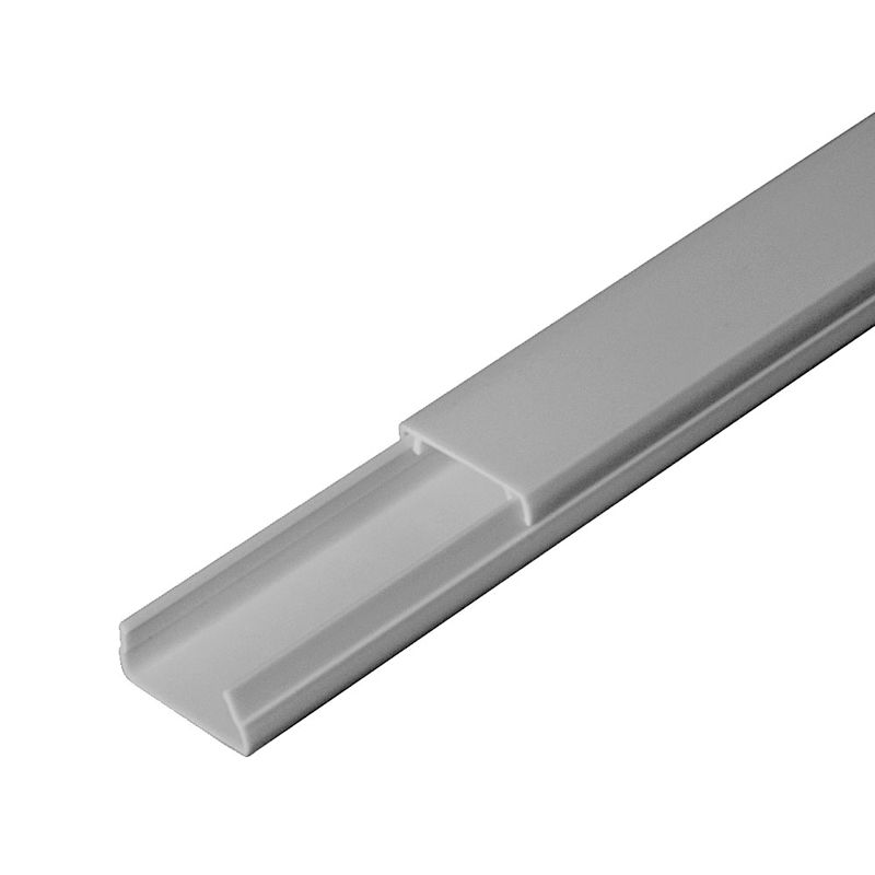 кабель-канал 20х10 l2000 с двойн. замком сер. промрукав pr03.0071 от BTSprom.by