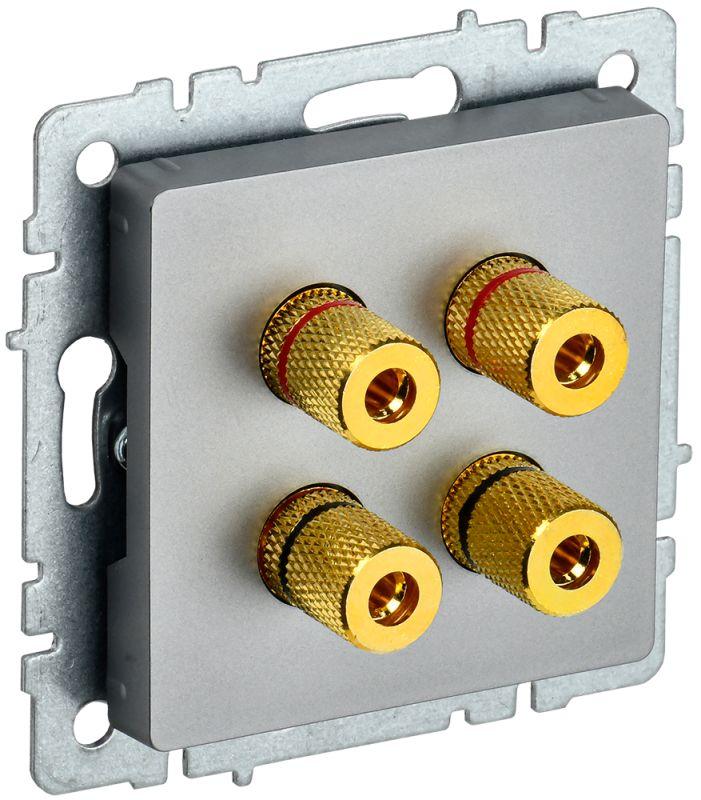 аудиорозетка 4-м brite ра10-брс сталь iek br-s40-k46 от BTSprom.by аудиорозетка 4-м brite ра10-брс сталь iek br-s40-k46 от BTSprom.by
