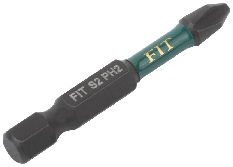  Набор бит кованые ударные сталь S2 односторонние 50мм PH2 профи блистер (уп.10шт) FIT 57485 фото в каталоге от BTSprom.by