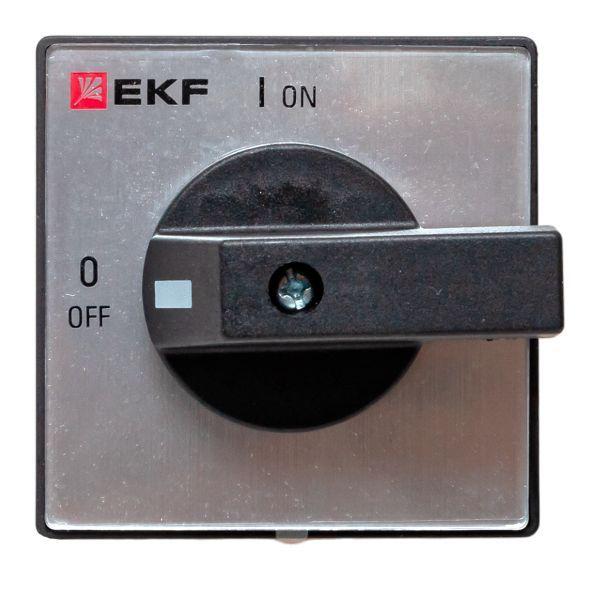  Переключатель кулачковый ПК-2-13 3п 25А "ВКЛ-ВЫКЛ" IP65 EKF pk-2-13-25-65 фото в каталоге от BTSprom.by