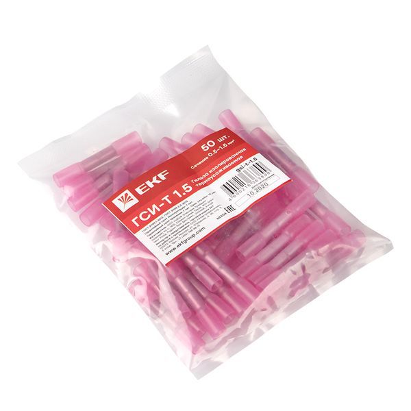  Гильза изолированная термоусаживаемая ГСИ-Т 1.5 (уп.50шт) EKF gsi-t-1.5 фото в каталоге от BTSprom.by