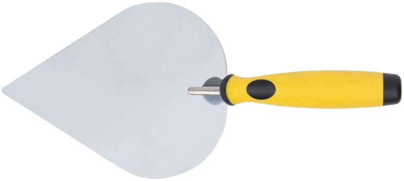  Мастерок штукатура "Профи" "трапеция"нержав. мягкая ручка 190мм FIT 05075 фото в каталоге от BTSprom.by