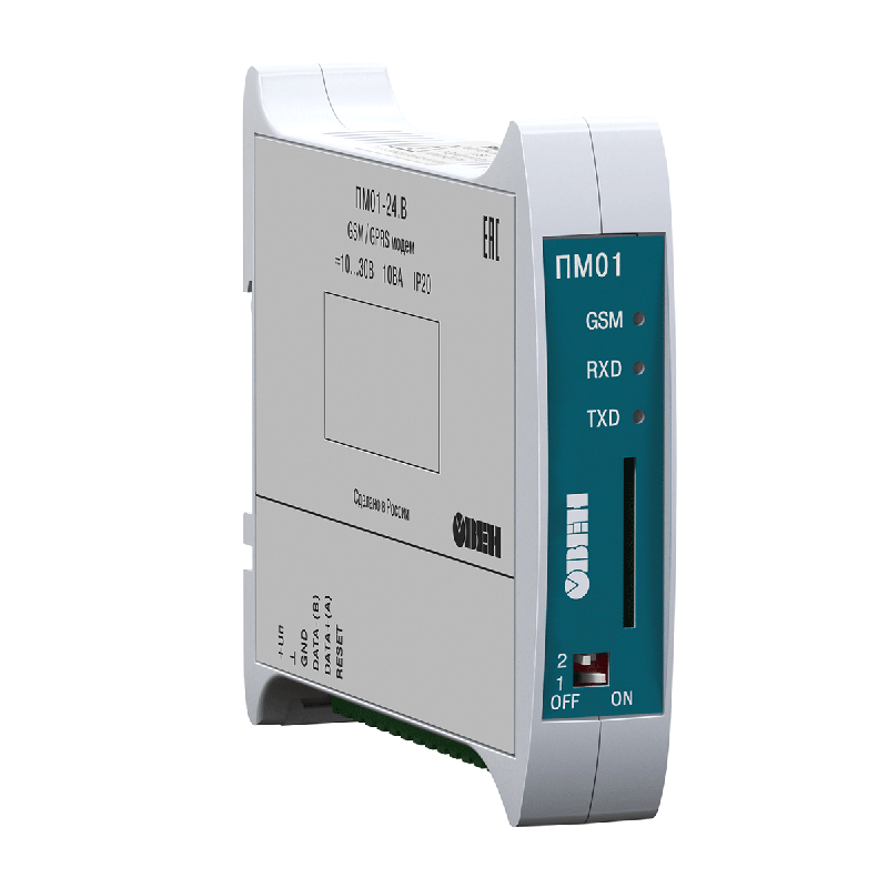 модем gsm/gprs пм01-24.ав овен 39432 от BTSprom.by